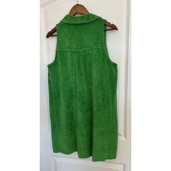 ME+EM Womens Dress US 10 Medium Kelly Green Pockets Terry Coverup Beach Cruise - Picture 4 of 11